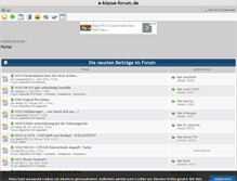 Tablet Screenshot of e-klasse-forum.de